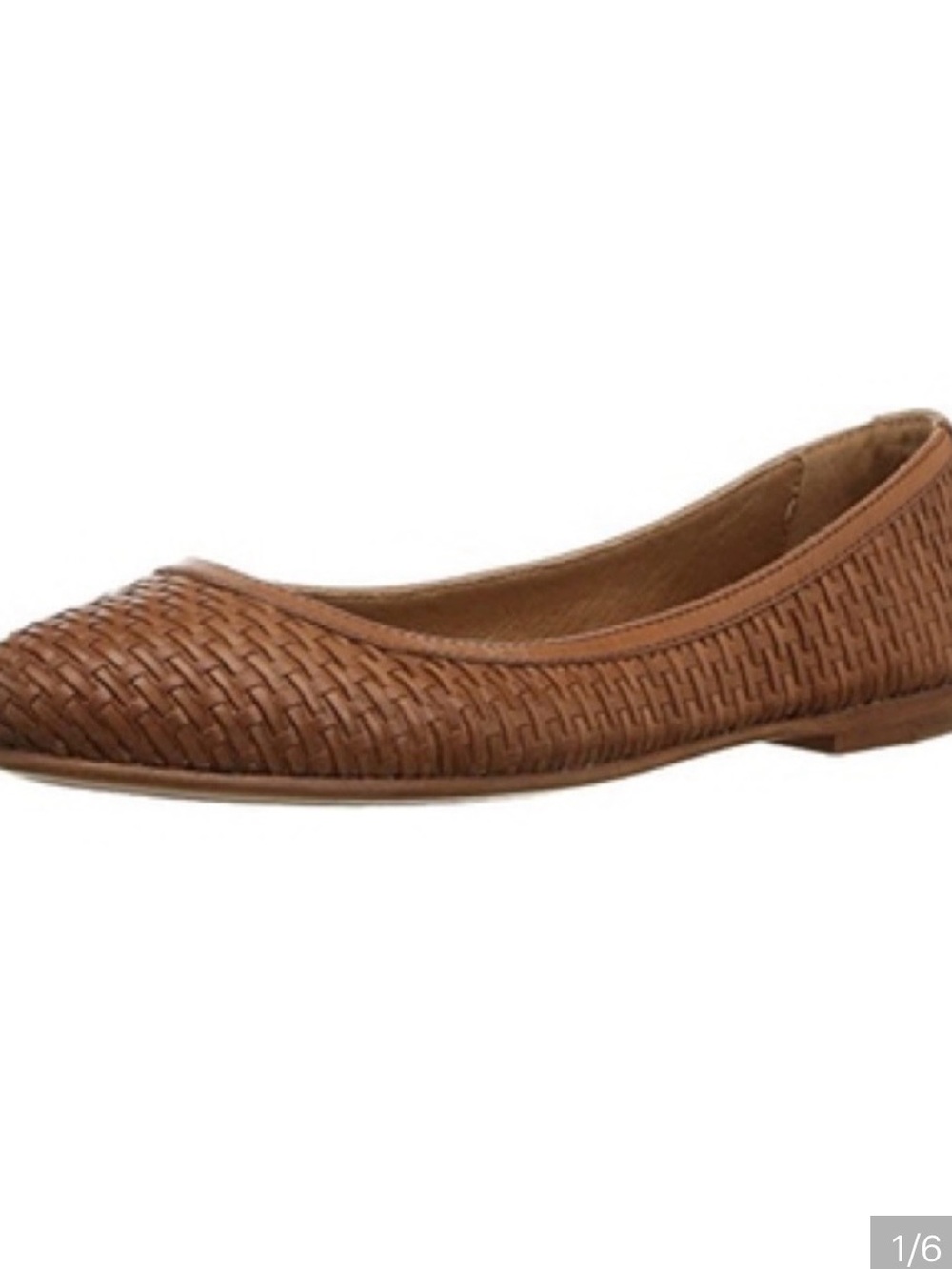 Frye Carson Woven Ballet Flat - Brown- Size 9.5